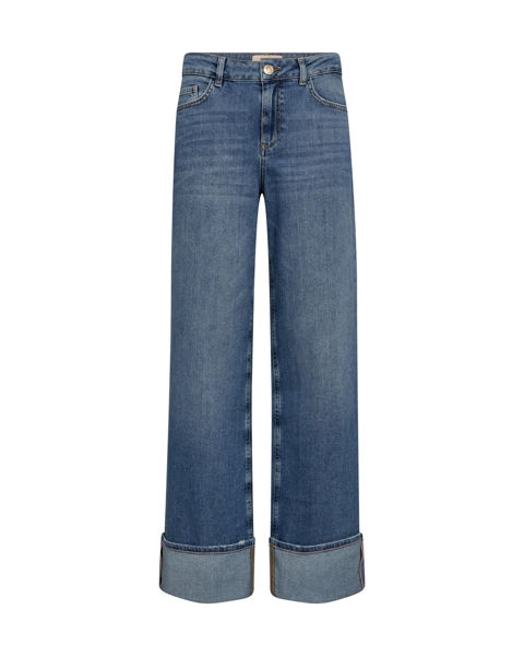 MMDara Turn-up Jeans Mid Blue