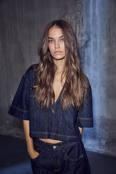 HLDrew Denim Top Unwashed DENIM