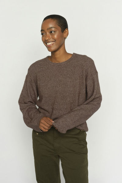 MMMape O-Neck Knit Coffee Quartz