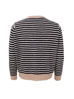 BCDELL STRIPED CARDIGAN BLACK