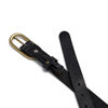 DEP Narrow Belt BLACK/BRASS