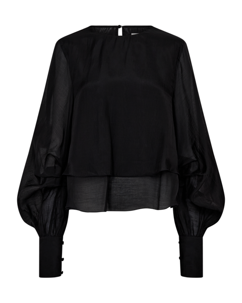 CMTILLY-BLOUSE BLACK
