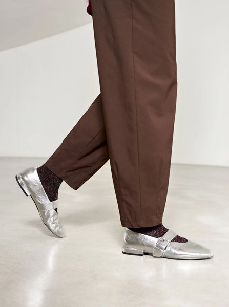 BCBEATE BARREL PANT COFFEE