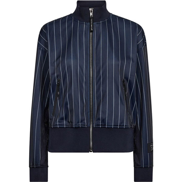 HL Pin Stripe Zip Sweat NAVY
