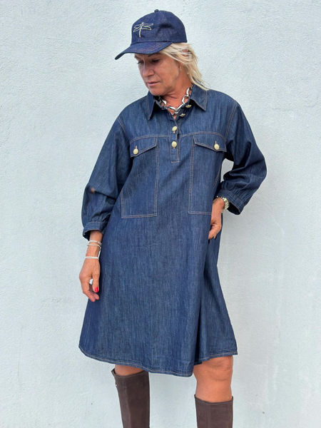 GP Rio Denim Dress DARK BLUE