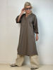 GP Mumbai Poplin Dress BROWN