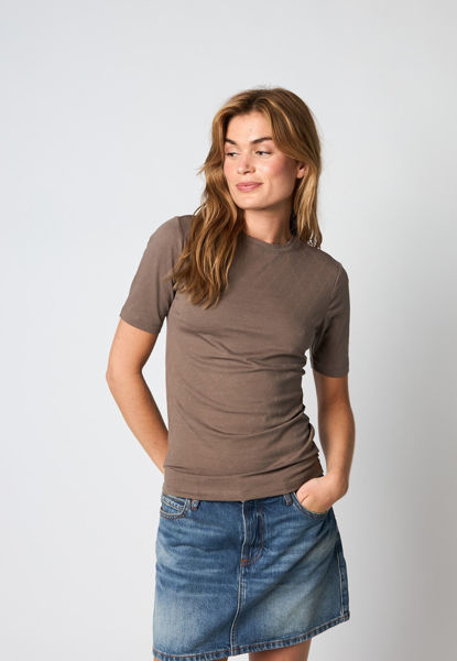 HTD TEE COTTON BROWN