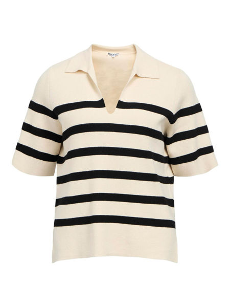 OBJREYNARD POLO KNIT SANDSHELL