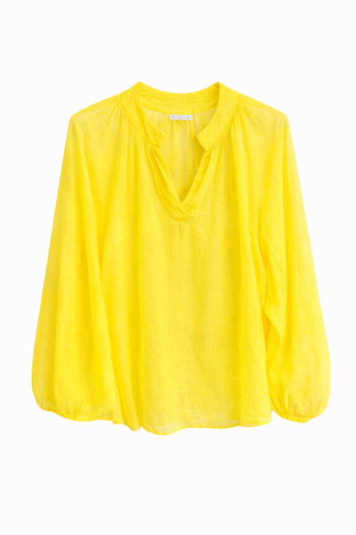 BP-COTTON SKJORTE YELLOW