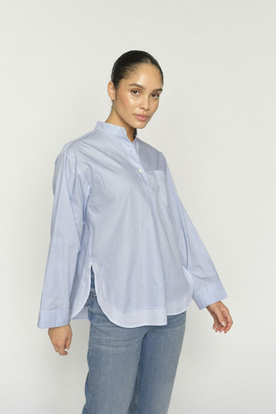 MMBronwyn Stripe Shirt BLUE