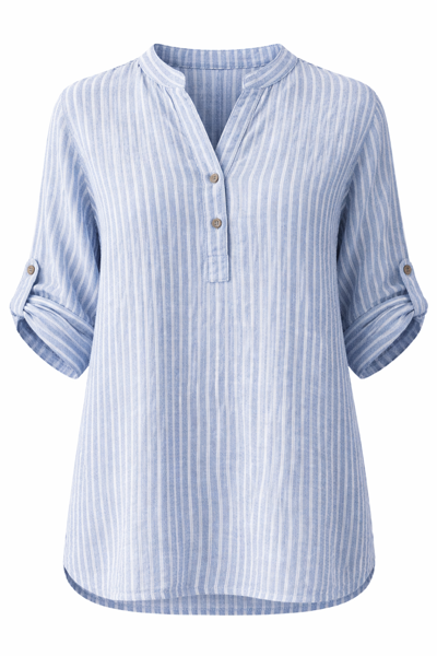 BP-STRIPE SHIRT LIGHT BLUE