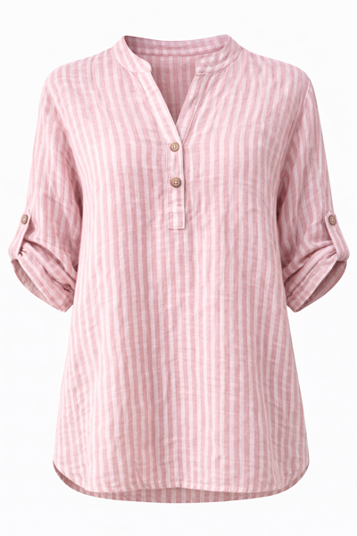 BP-STRIPE SHIRT ROSA