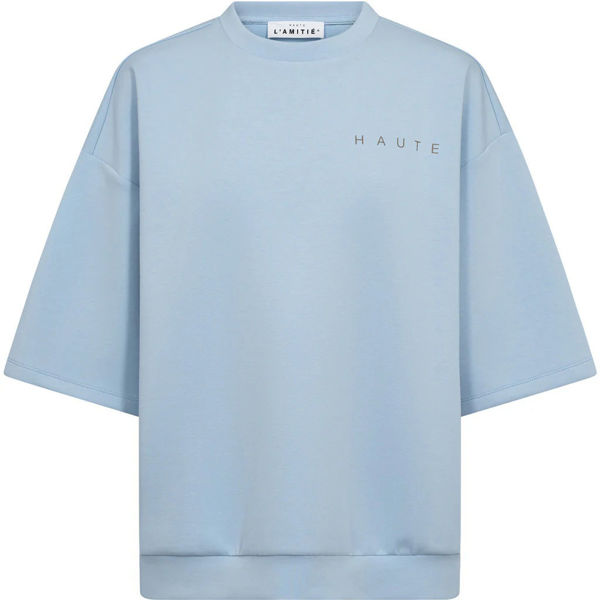 HL-MAXI SPLIT LOGO SWEAT PALE BLUE