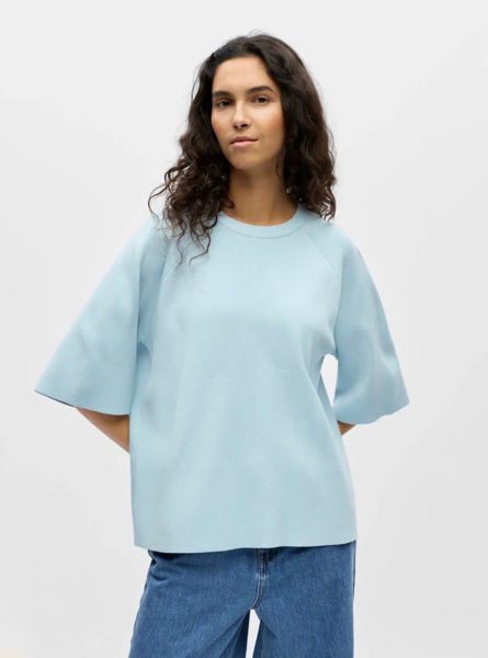 OBJREYNARD PULLOVER LT BLUE