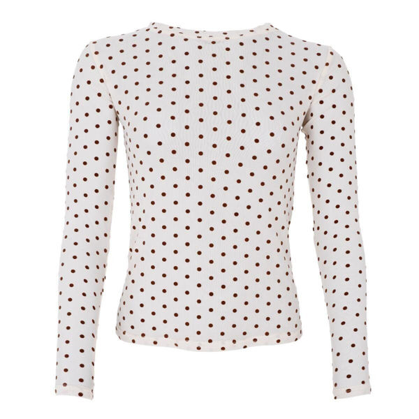 BCJENNIE DOTTED MESH CREAM