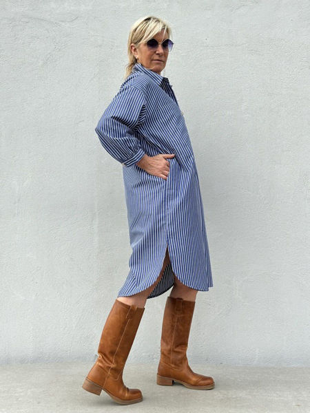 GP-Malmø Skjortekjole BLUE