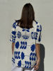 GP-Tunø print Blouse BLUE