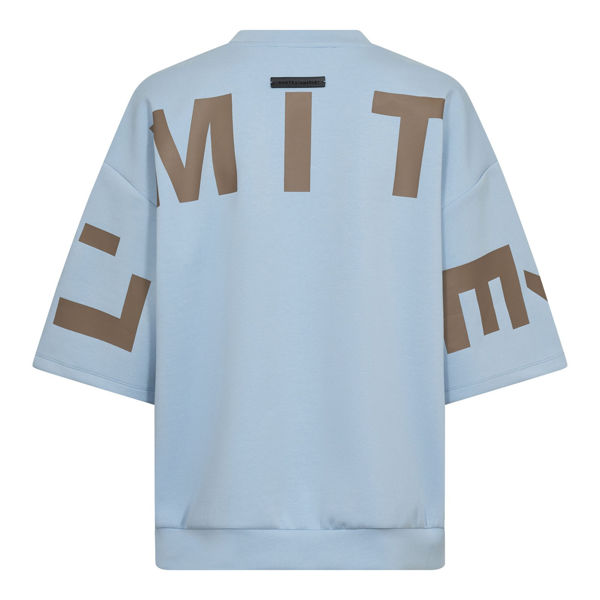 HL Maxi Split SS Logo Sweat P BLUE