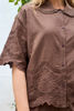 BCAGNETA LACE BLOUSE Espresso