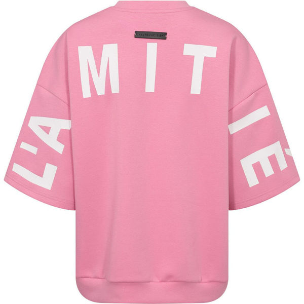 HL-Maxi Split SS Logo Sweat PINK
