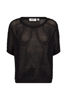 IVY-Myra Oversize Knit Tee BLACK