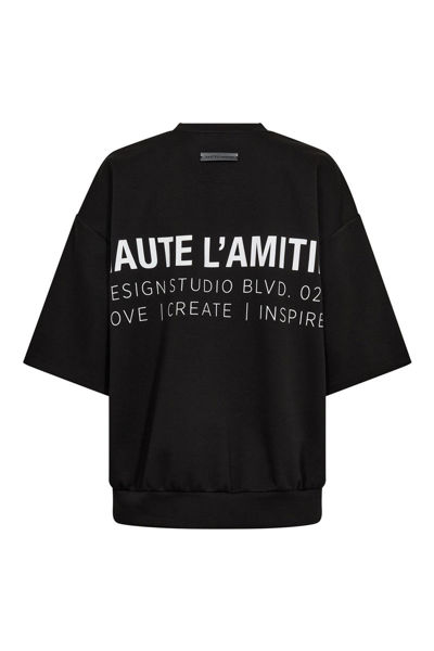HL- Back Print Studio Sweat BLACK