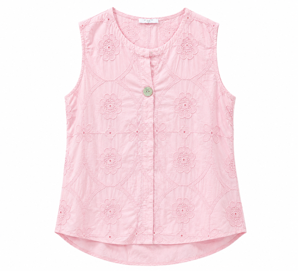 BP GENNEMKNAP TOP ROSA