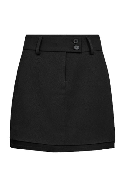 HL-Premiere Crop Skirt BLACK