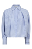 HL-Sophie Check Shirt BLUE