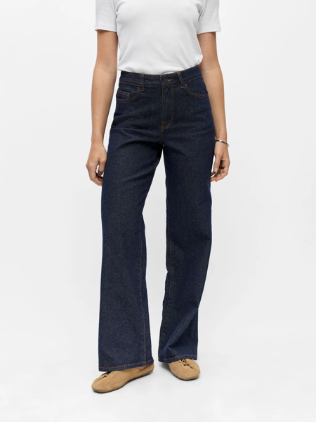 OBJRIO MAE WIDE JEANS D. BLUE