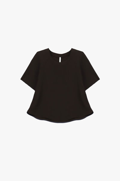 IMP- TU44MHX BLUSE DARK COFFEE