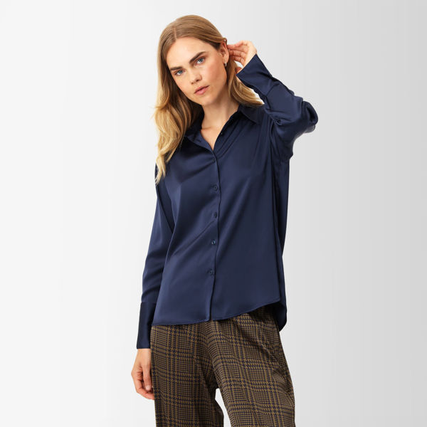 KAM-JOSEPH SHIRT NAVY