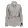 HL-Gemma Tie Stripe Shirt BEIGE