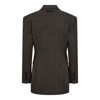 HL-Waist Fit Check Blazer MOCCA