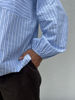 GP-Aarhus Stripe Shirt LT. BLUE