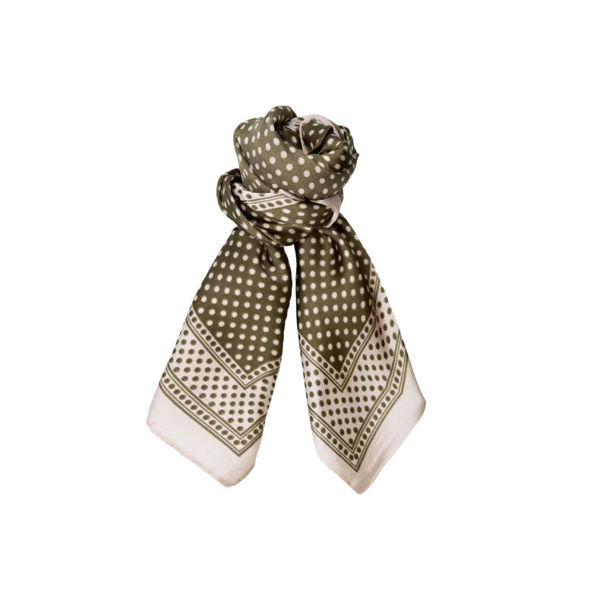 BC-PAULA satin scarf ARMY
