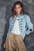 HL-Bleached Denim Uniform Jacket