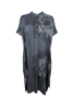 BCTARA KAFTAN DRESS GREY FLOWER