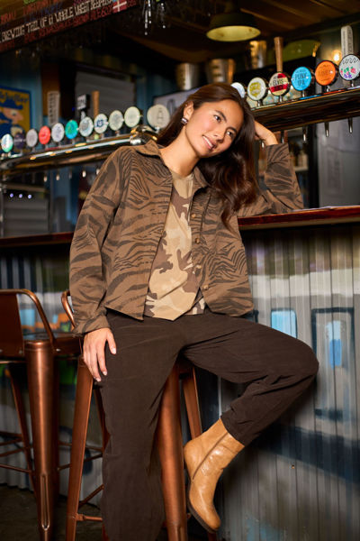 BCOFELIA SHIRT JACKET ESPRESSO