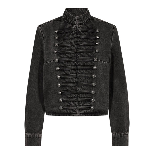 CCJACE DENIM OFFICER JACKET BLACK